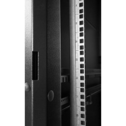 Шкаф серверный ШТК-МП-42.6.6-1ААА-9005 42U 600х600мм передн. двер. стеклян. задн. двер. стальн. лист