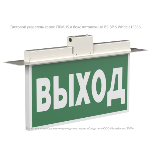 Оповещатель пожарный световой BS-FIRMUS-10-F1-12 White Белый свет a25218