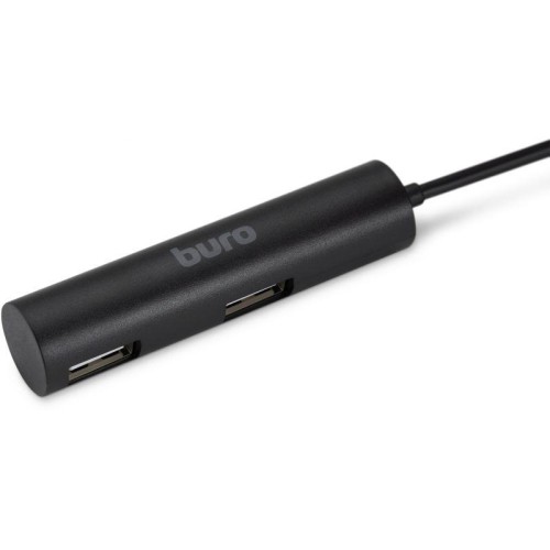 Разветвитель USB 2.0 BU-HUB4-0.5R-U2.0 4порт. черн. BU-HUB4-0.5R-U2.0 BURO 436325