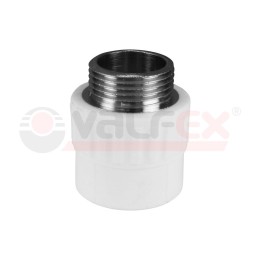 Муфта переходная с наружной резьбой 25х1дюйм (80/20) сер. VALFEX 10130225Г