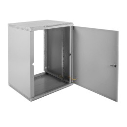 Шкаф коммутационный ШРН-Э-18.650.1 18U 600х650мм передн. двер. стальн. лист несъемн. боков. панел. 5