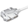 Разветвитель USB 2.0 BU-HUB4-0.5-U2.0-Candy 4порт. серебр. BU-HUB4-0.5-U2.0-CANDY BURO 1001418