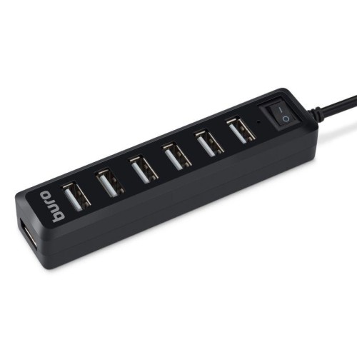Разветвитель USB 2.0 BU-HUB7-1.0-U2.0 7порт. черн. BU-HUB7-1.0-U2.0 BURO 436334
