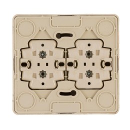 Розетка 4-м ОП Этюд 16А 250В с заземл. с заземл. защ. шторки сосна SE PA16-208D