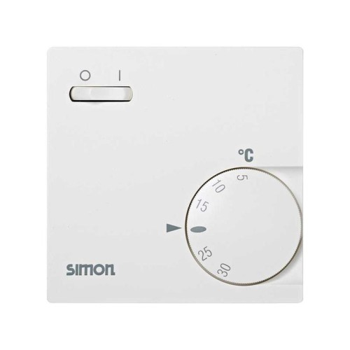 Механизм термостата комнатный тепло-холод 10-5А 250В 5-30град. сл. кость Simon 75503-61