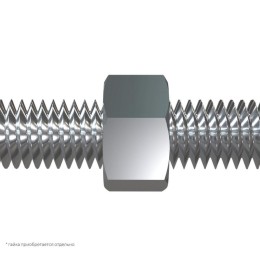 Шпилька резьбовая М6 L1000 DIN 975 высокопрочн. класс прочн. 5.8 OBO 3141047