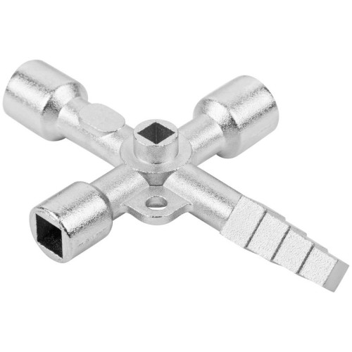 Ключ универсальный для электрошкафов 5в1 двусторон. CrV бита PH2/SL7 FIT 60107