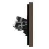 Розетка компьютерная 2-м RJ45 кат.5E FORTE&PIANO FP333 сер. IEK FP-K20-1-K03