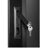 Шкаф серверный ШТК-МП-42.6.8-1ААА-9005 42U 600х800мм передн. двер. стеклян. задн. двер. стальн. лист