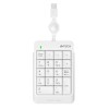 Блок числовой Fstyler FK13 бел. USB slim для ноутбука FK13 USB WHITE A4TECH 1391292