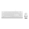 Комплект клавиатура+мышь Fstyler F1010 клавиатура бел./сер. мышь бел./сер. USB Multimedia F1010 WHIT