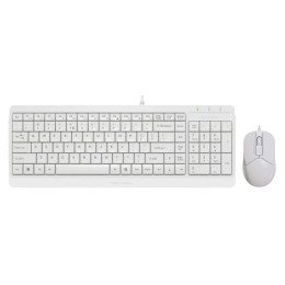 Комплект клавиатура+мышь Fstyler F1512 клавиатура бел. мышь бел. USB F1512 A4TECH 1454168