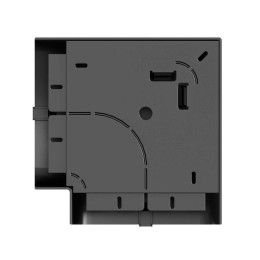 Угол плоский для кабель-канала 110х50 черн. DKC 01003A