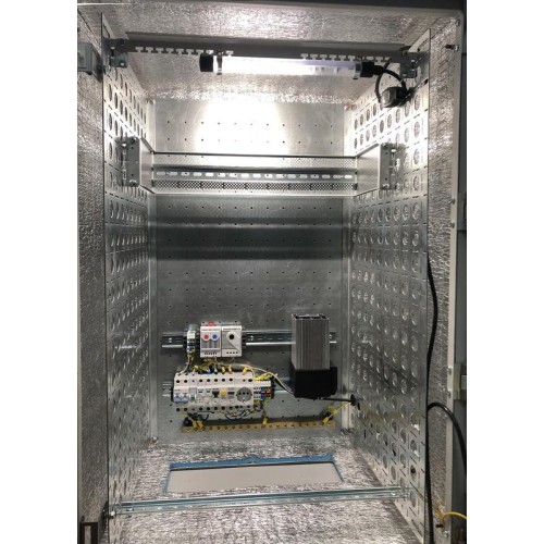Шкаф коммутационный настенный ШТВ-Н-15.6.5-4ААА-Т1 15U 600х530мм передн. двер. метал. несъемн. боков