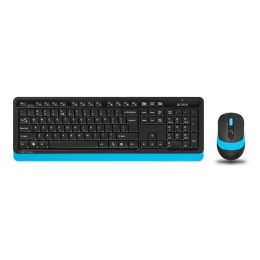 Комплект клавиатура+мышь Fstyler FG1010 клавиатура черн./син. мышь черн./син. USB беспроводная Multi