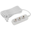 Удлинитель электрический UDL-16-3100-E Greenline 3 розетки с заземлением 10м ПВС 3х1кв.мм Эра Б00649