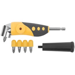 Адаптор угловой металлический прорезиненный 45град. FIT 37853