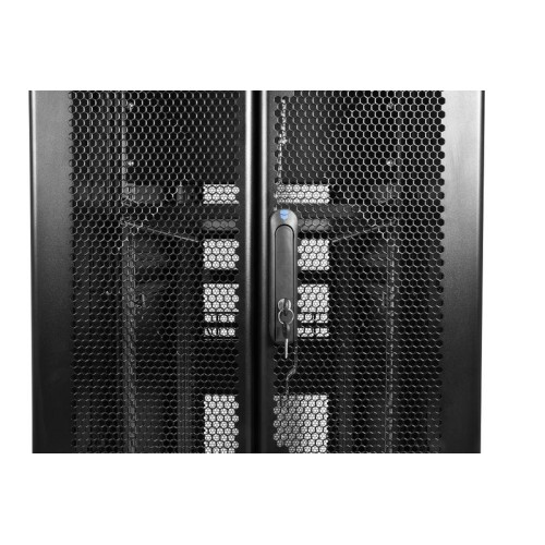 Шкаф серверный ШТК-СП-48.8.12-44АА-9005 48U 800х1130мм передн. двер. перфорир. 2 боков. панел. 1350к