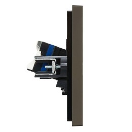 Розетка компьютерная 2-м RJ45 кат.6 FORTE&PIANO FP334 сер. IEK FP-K20-2-K03