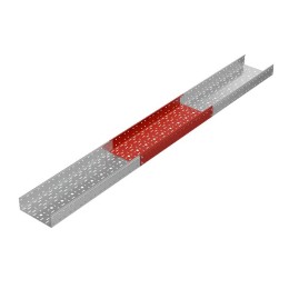 Лоток листовой перфорированный 300х100 L3000 1.5мм "Стандарт ПЛЮС" LPEplus100-300-1.5-3000 INOX304 К