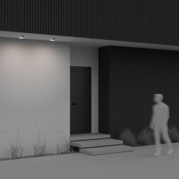 Светильник Zon IP 15Вт 4000К IP65 потолочн. Maytoni O430CL-L15W4K