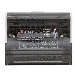 Шина нулевая в корпусе 4х11 EKF sn0-4x11