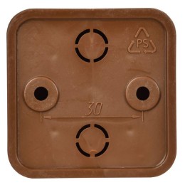 Коробка распаячная ОП КМ 50х50х20 дуб IEK UKO10-050-050-020-K24-E