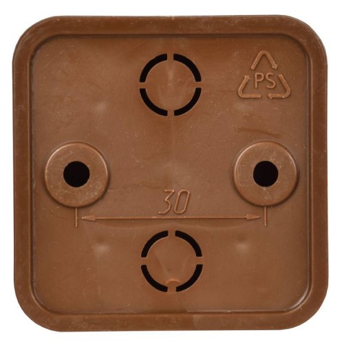 Коробка распаячная ОП КМ 50х50х20 дуб IEK UKO10-050-050-020-K24-E