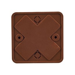 Коробка распаячная ОП КМ 75х75х20 дуб IEK UKO10-075-075-020-K24-E