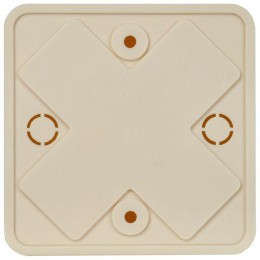 Коробка распаячная ОП КМ 75х75х20 сл. кость IEK UKO10-075-075-020-K32-E