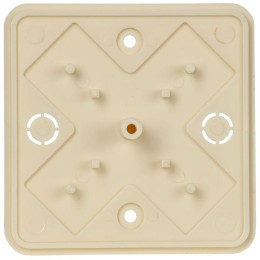 Коробка распаячная ОП КМ 75х75х20 сл. кость IEK UKO10-075-075-020-K32-E