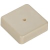 Коробка распаячная ОП КМ 75х75х20 сл. кость IEK UKO10-075-075-020-K32-E