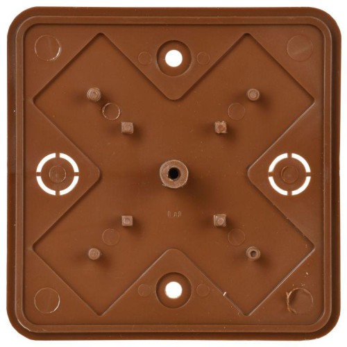 Коробка распаячная ОП КМ 75х75х28 дуб IEK UKO10-075-075-028-K24-E