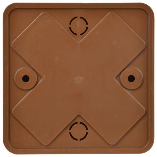 Коробка распаячная ОП КМ 75х75х28 дуб IEK UKO10-075-075-028-K24-E