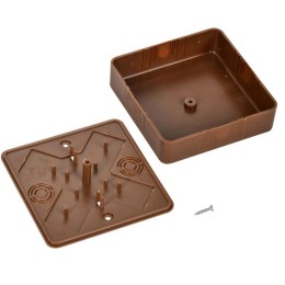 Коробка распаячная ОП КМ 100х100х29 дуб IEK UKO10-100-100-029-K24-E