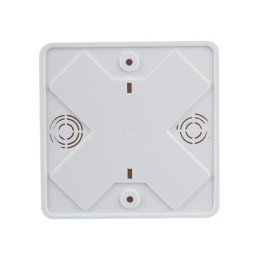 Коробка распаячная ОП КМ 100х100х44 бел. IEK UKO10-100-100-044-K01-E