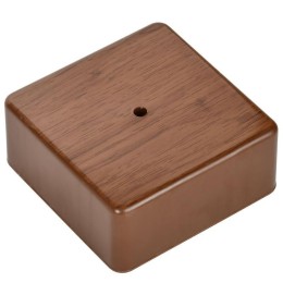 Коробка распаячная ОП КМ 100х100х44 дуб IEK UKO10-100-100-044-K24-E