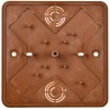 Коробка распаячная ОП КМ 100х100х44 дуб IEK UKO10-100-100-044-K24-E