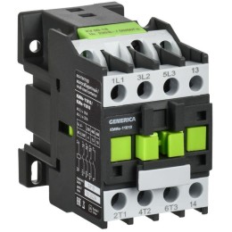 Контактор КМИе-11810 18А 400В/АС3 1НО GENERICA KKME11-018-400-10