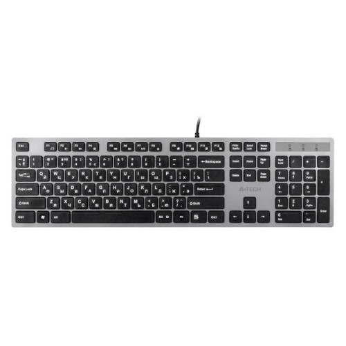 Клавиатура KV-300H сер./черн. USB slim KV-300H A4TECH 581997