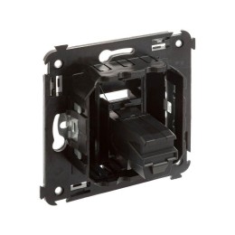 Розетка USB 3.0 1-м СП Avanti "Черный матовый" тип А-А DKC 4412303