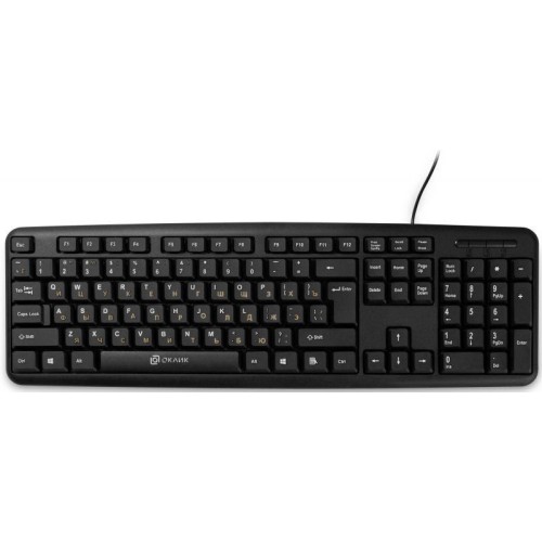 Клавиатура 130M черн. USB 8136 ОКЛИК 337077