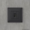 Розетка USB 2.0 1-м СП Avanti "Черный матовый" тип А-А DKC 4412403