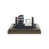 Розетка 2-м RJ11+RJ45 кат.5E FORTE&PIANO FP335 сер. IEK FP-KT20-O-1-K03