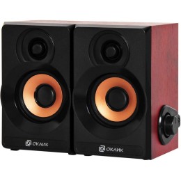 Колонки OK-161 2.0 темное дерево 6Вт OK-161 WOOD ОКЛИК 358267