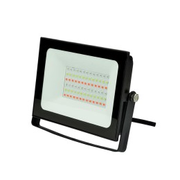 Прожектор светодиодный ULF-F60-30W/RGB IP65 200-240В BLACK мультиколор пульт ДУ (в/к) черн. Uniel UL