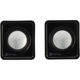 Колонки OK-331 2.0 черн. 6Вт HS-01A BLACK ОКЛИК 440404
