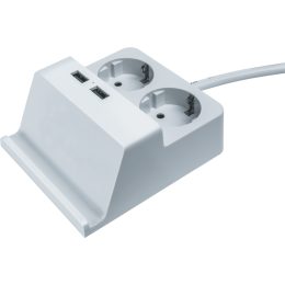 Удлинитель 2х1.5м с заземл. 16А IP20 61 457 NPE-USB03-02-150-E-3х1 2хUSB 2.1А Navigator 61457
