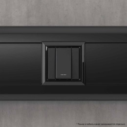 Выключатель модульный 1мод. Avanti "Черный матовый" DKC 4412101