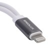 Адаптер звук+зарядка ELX-CSA01-C01 Lightning 2 Lightning-3.5мм 8см блистер бел. ERGOLUX 15290